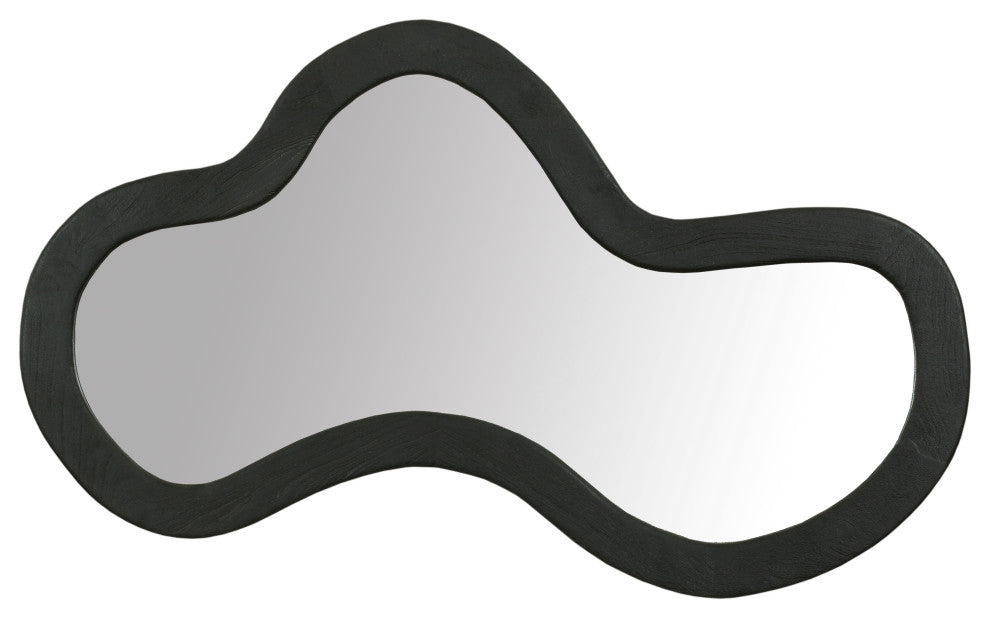 Oblique Mirror, Black, 28" X 48"
