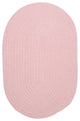 Colonial Mills Bristol WL20 Blush Pink Traditional Area Rug, Oval 8'x11'