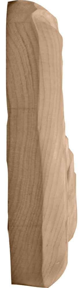 9 1/8"W x 4 1/8"H x 3/4"D (Each Side) Medium Swaying Scrolls (Pair), Cherry