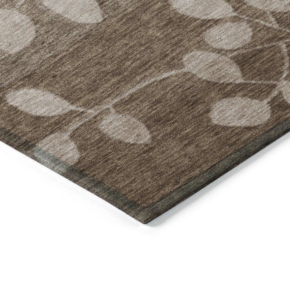 Machine Washable Indoor/Outdoor Chantille ACN1900 Taupe 8' x 10' Rug