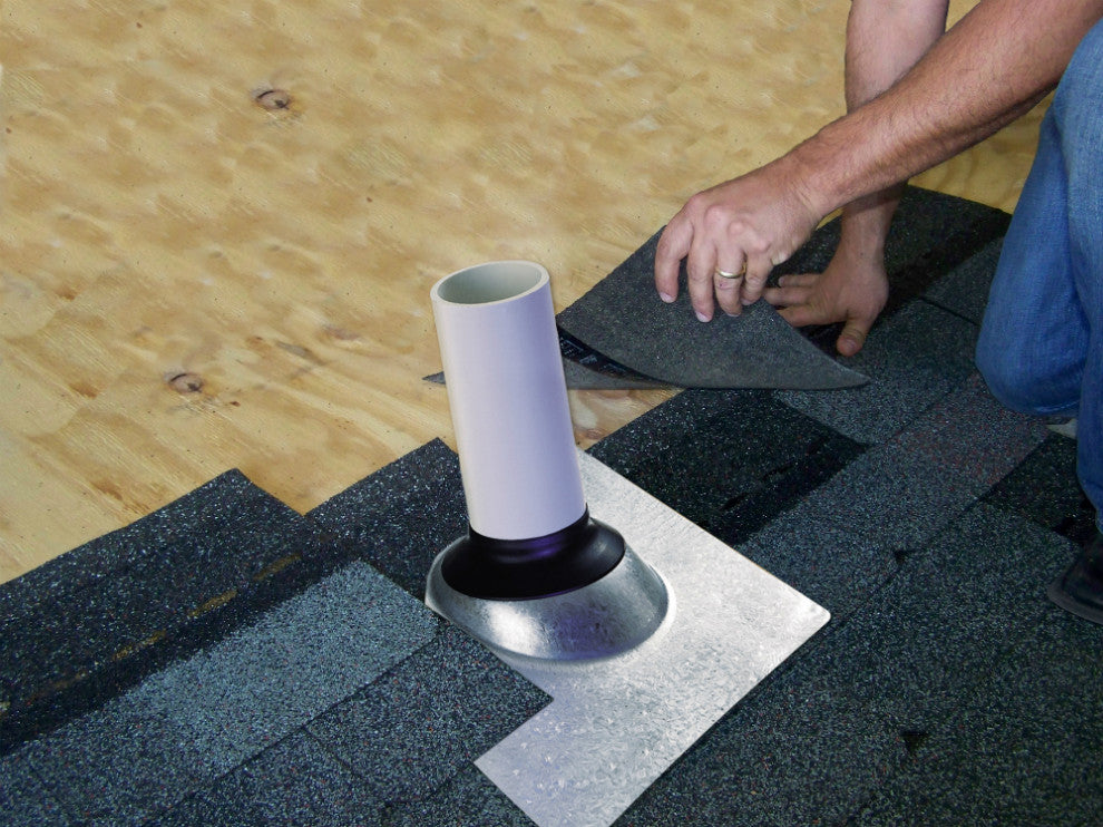 Oatey 11841 Galvanized No-Calk Roof Flashing, 1-1/2"