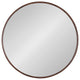 Caskill Round Framed Wall Mirror, Bronze 30 Diameter