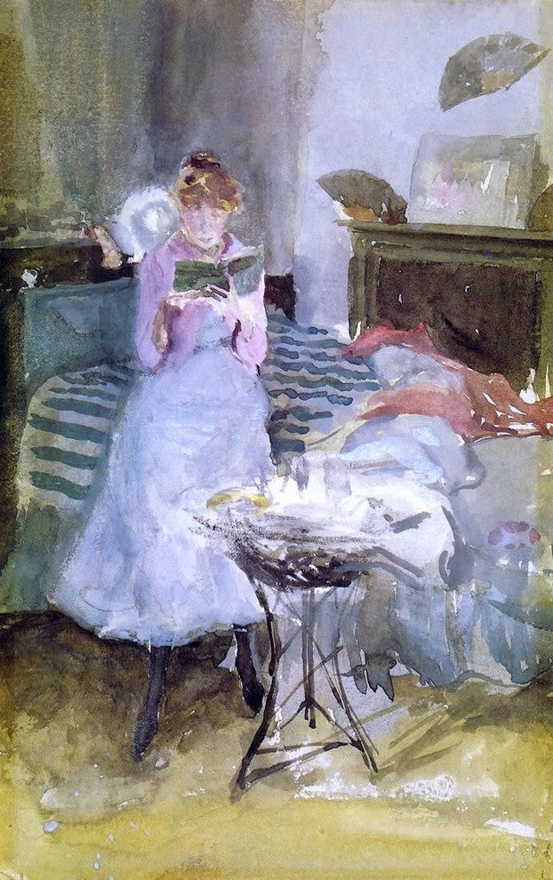 James McNeill Whistler Pink Note: The Novelette - 18" x 27" Premium Canvas Print