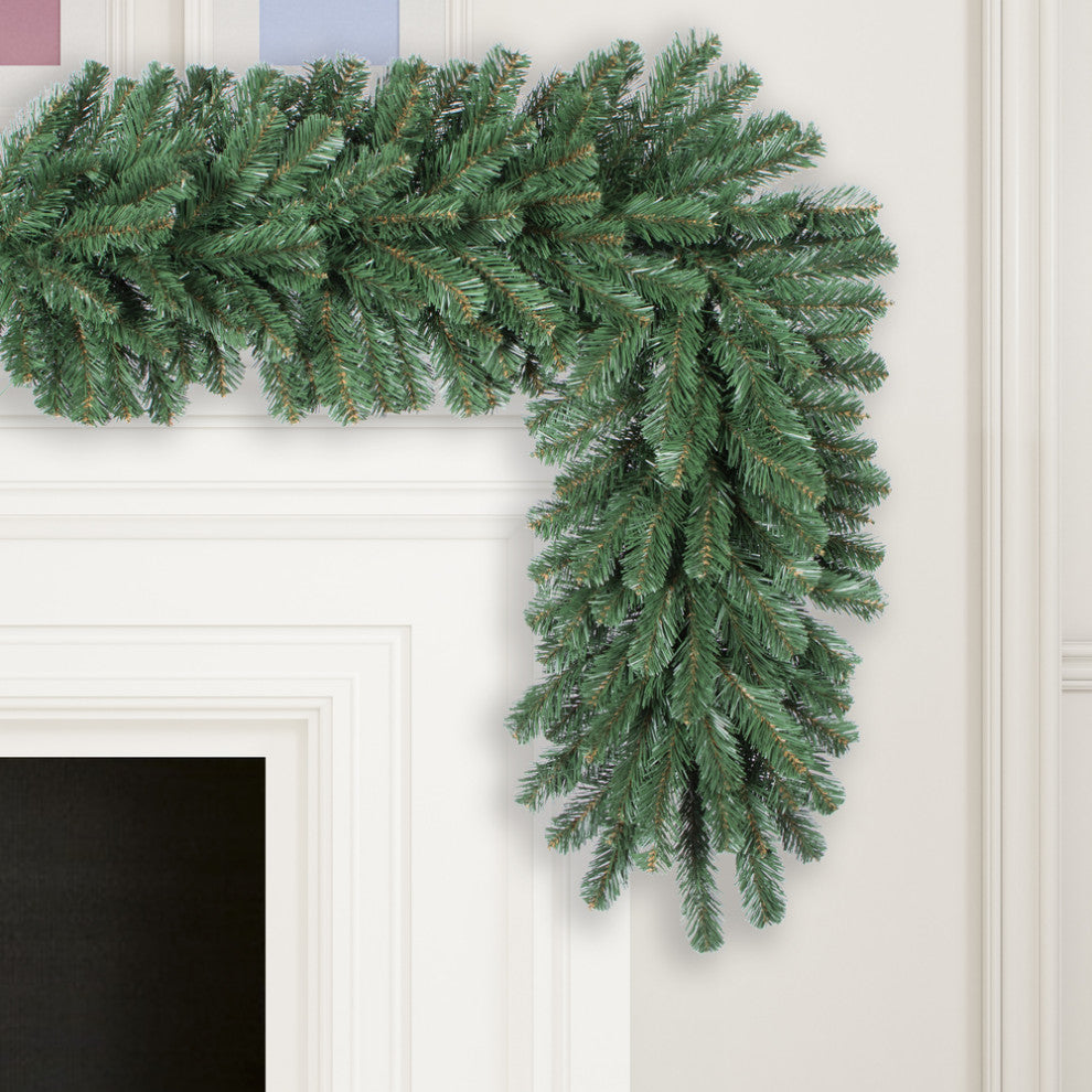Vickerman G125517 9' Grand Teton Artificial Christmas Garland, Unlit