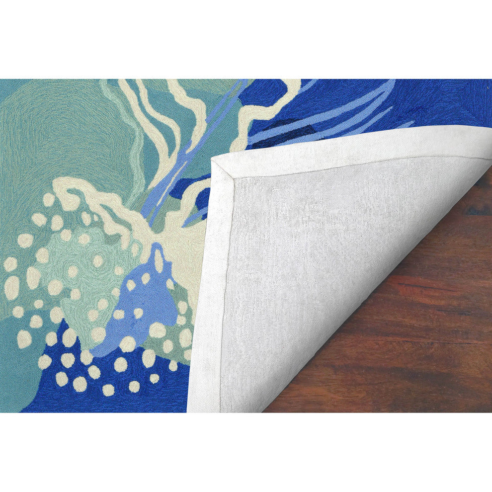 Capri Jelly Fish Indoor/Outdoor Rug, 2'x3'
