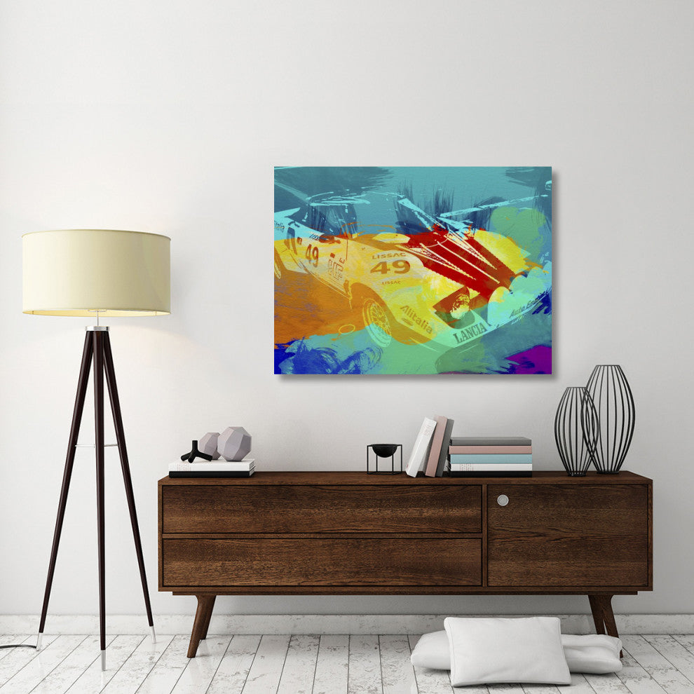 "Lancia Stratos Watercolor 1" Fine Art Print