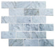 Honed and Beveled Tile, Arabescato Carrara, 10 Sq. ft., 2"x4"