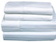 650 TC 22" Extra Deep Pocket Stripe Sheet Set, White, California King