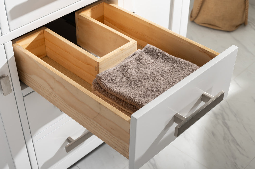 Valentino 42" Single Vanity, White