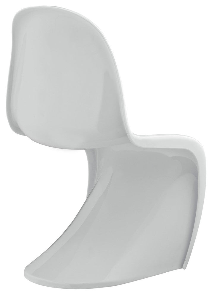 Modern Contemporary Kitchen Kids Chair White, Outdoor or Indoor
