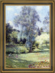 Henri Lebasque Child Playing in the Garden Framed Premium Canvas Print, 16"x24"