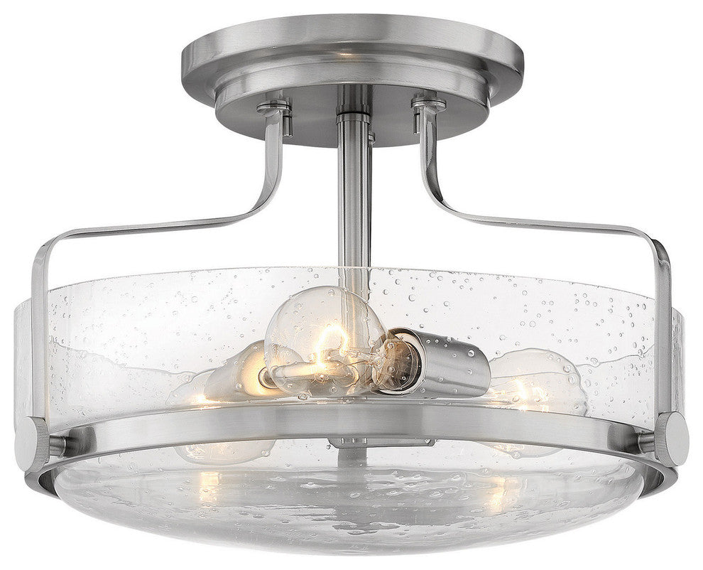 Hinkley Harper Three Light Semi-Flush Mount 3641BN-CS