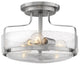 Hinkley Harper Three Light Semi-Flush Mount 3641BN-CS