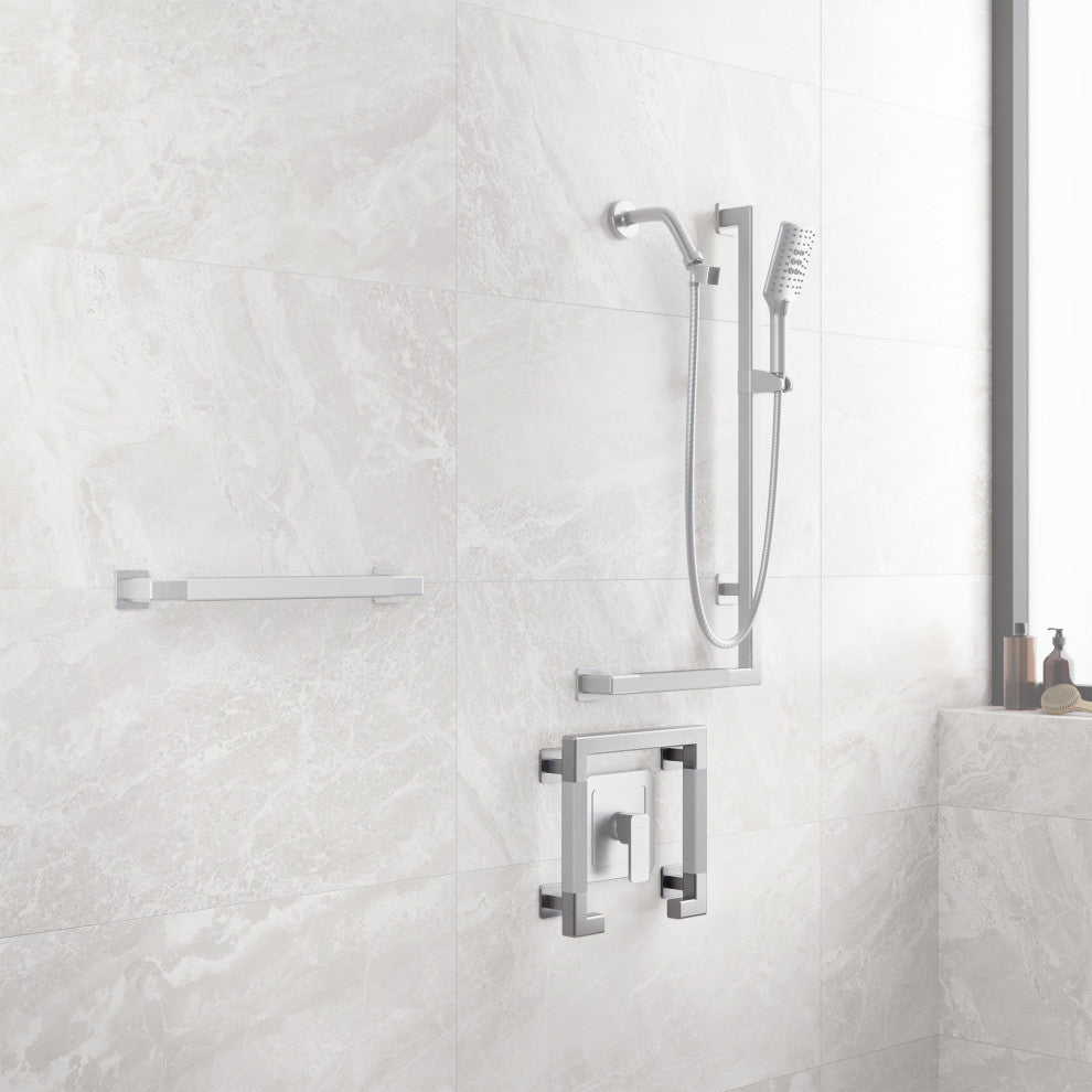 Seville Valve Bar, Brushed Nickel