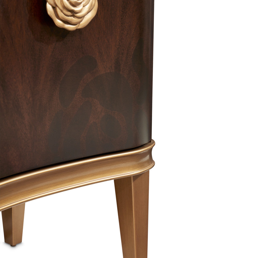 Camellia Field Sideboard, Warm Pecan
