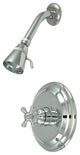 Kingston Brass Pressure Balanced Shower Faucet, Polished Chrome
