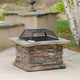 GDF Studio Tundra Outdoor Fire Pit