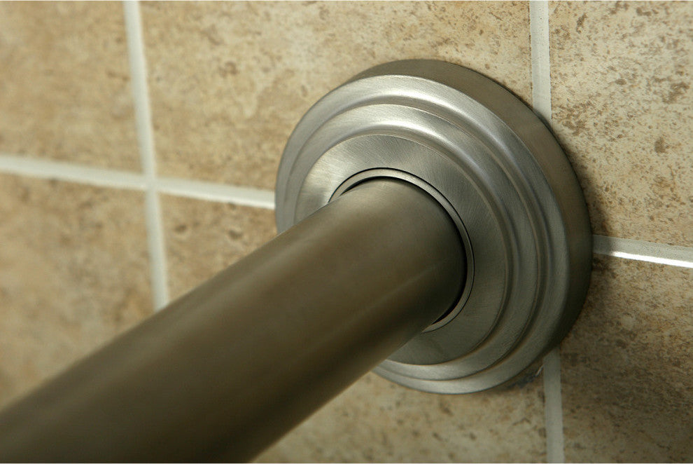 Fauceture Stainless Steel Console Sink Legs, Brushed Nickel