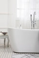 Holly 59" Soaking Bathtub, Glossy White