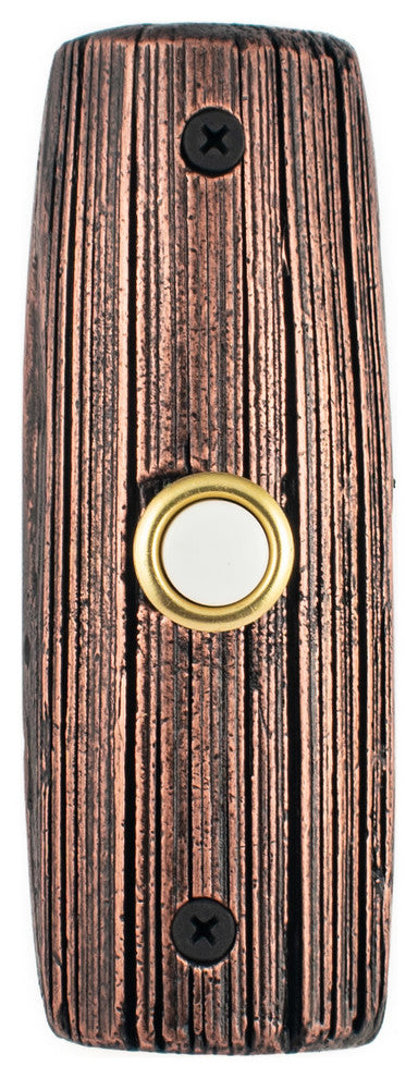 Yucca Doorbell, Handmade Luxury Hardware, Copper
