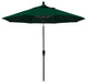 9' Aluminum Umbrella Auto Tilt Bronze, Forest Green