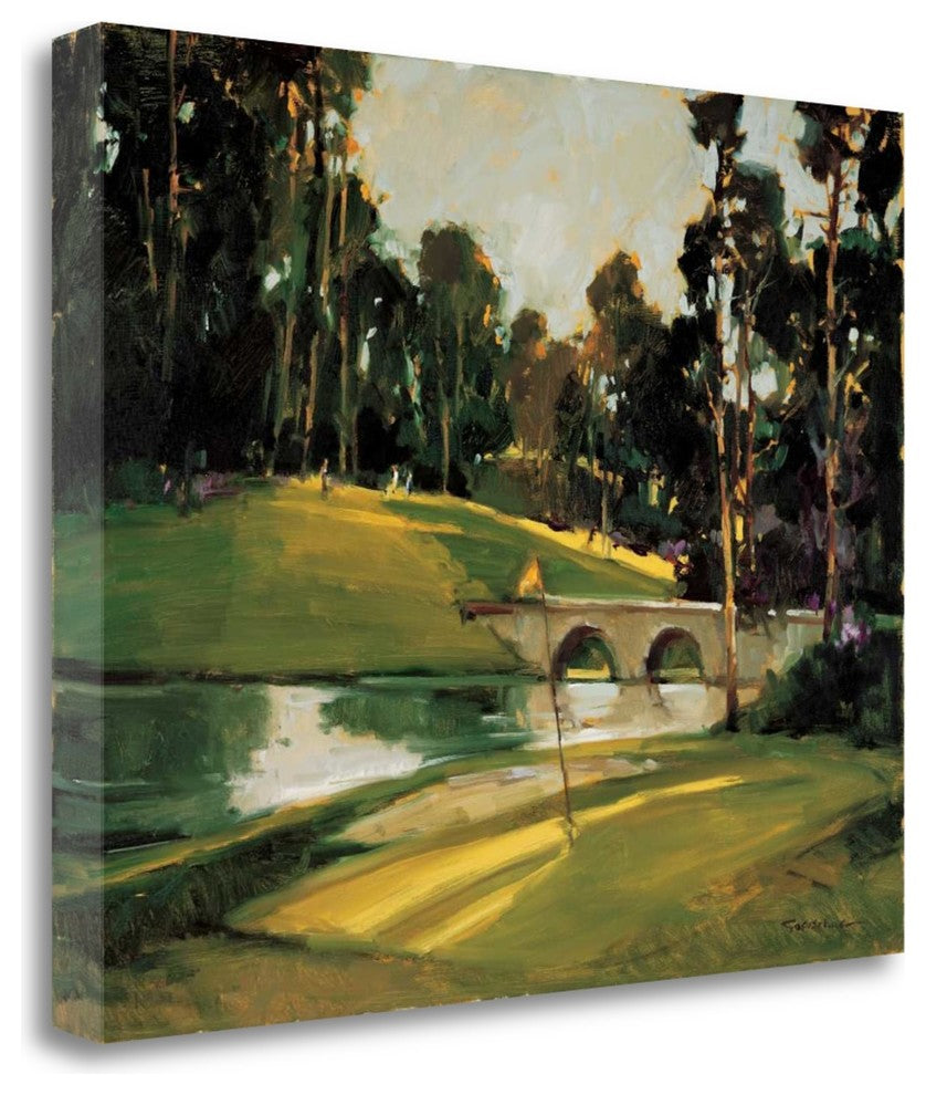 "The 9Th Tee" By Ted Goerschner, Giclee Print on Gallery Wrap Canvas