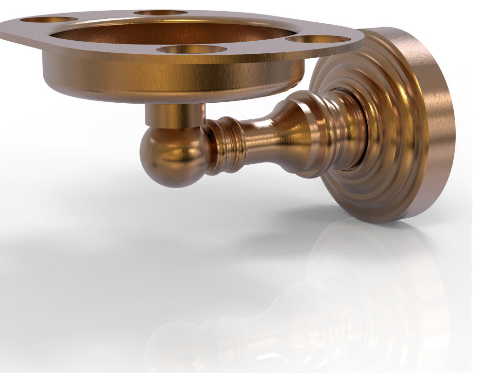Waverly Place Tumbler and Toothbrush Holder, Brushed Bronze