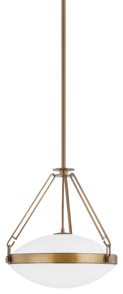 Troy Lighting Kade Pendant Patina Brass, 16.25"Lx16.25"Wx16"H
