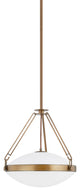 Troy Lighting Kade Pendant Patina Brass, 16.25"Lx16.25"Wx16"H