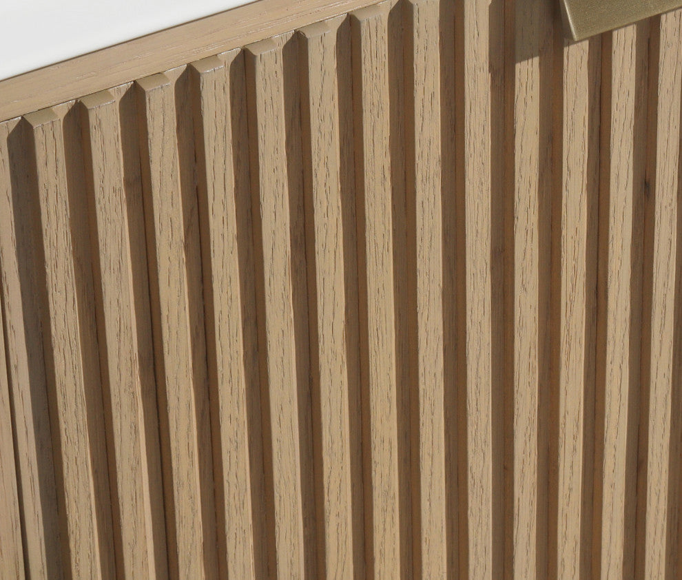 Ari Kitchen and Bath San Diego Bath Vanity, Oak, 24", Floating