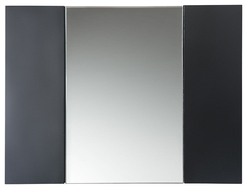 Medicine Cabinet With 3 Doors, Espresso, 32"