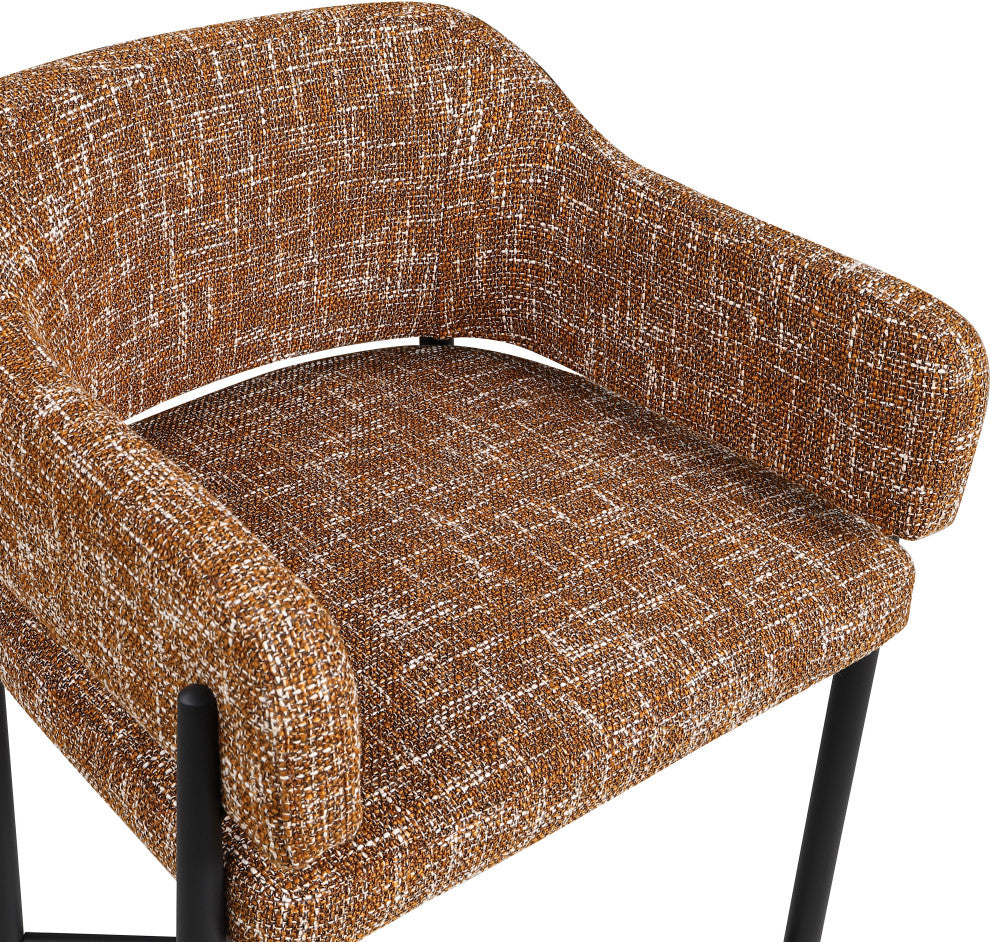 Dame Upholstered Dining Chair, Cognac