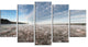 "Autumn Hoarfrost on Grass" Landscape Print Wall Artwork, 5 Panels, 60"x32"