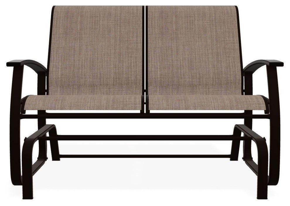 Belle Isle Sling 2-Seat Glider, Augustine Fennel/Kona