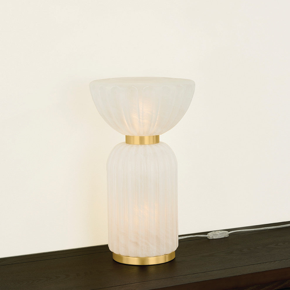 Mitzi Cordelia Table Lamp Aged Brass