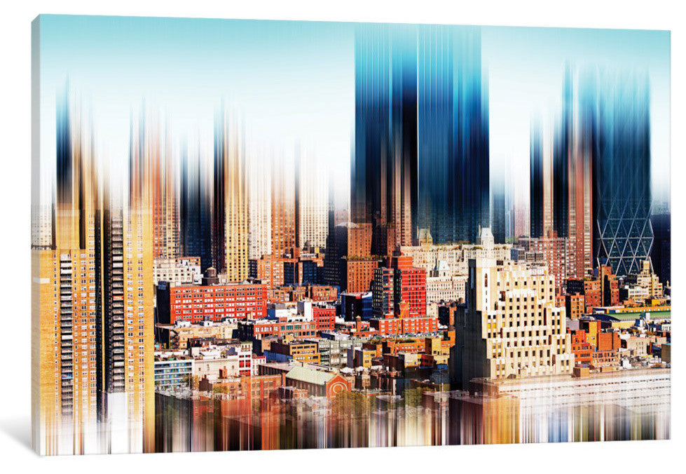 "Urban Stretch Midtown Manhattan" by Philippe Hugonnard, 26x18x1.5, 1-Piece