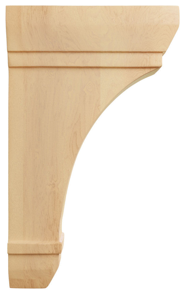 2 1/4"W x 6"D x 10"H Stockport Bracket, Red Oak