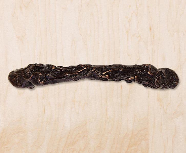 Roots Cabinet Hardware Pull, Wrought Iron