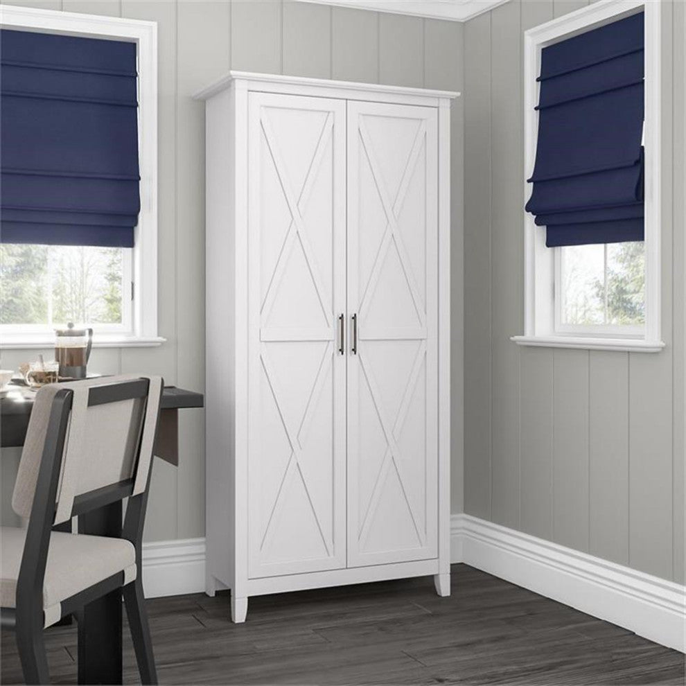 Key West Kitchen Pantry Cabinet in Pure White Oak - Engineered Wood