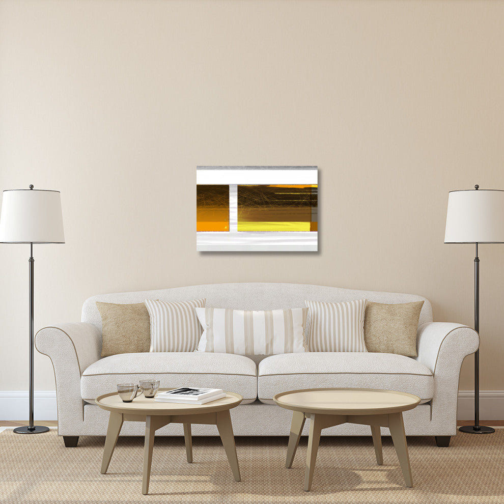 "Abstract Brown Yellow" Fine Art Print