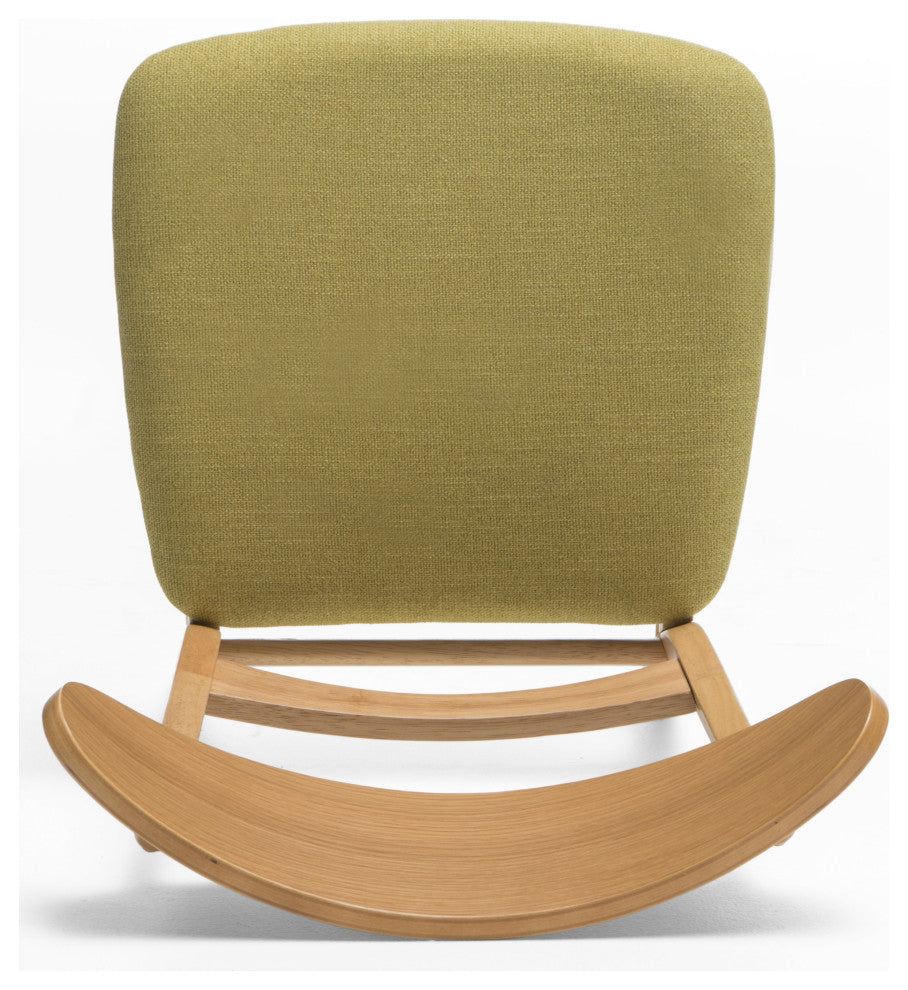 GDF Studio Mid-Century Modern 5 Piece Dining Set, Green Tea