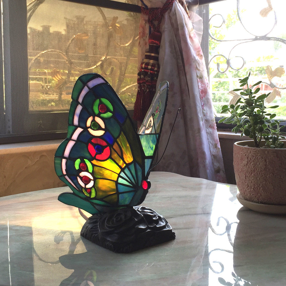 Kacy 1  1-Light Butterfly Accent Table Lamp 10"