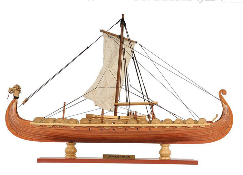 Old Modern Handicrafts B036 Viking Model Ship Decor, Small