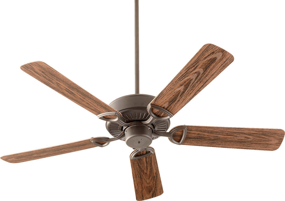 Estate Patio Transitional Patio Fan, Oiled Bronze