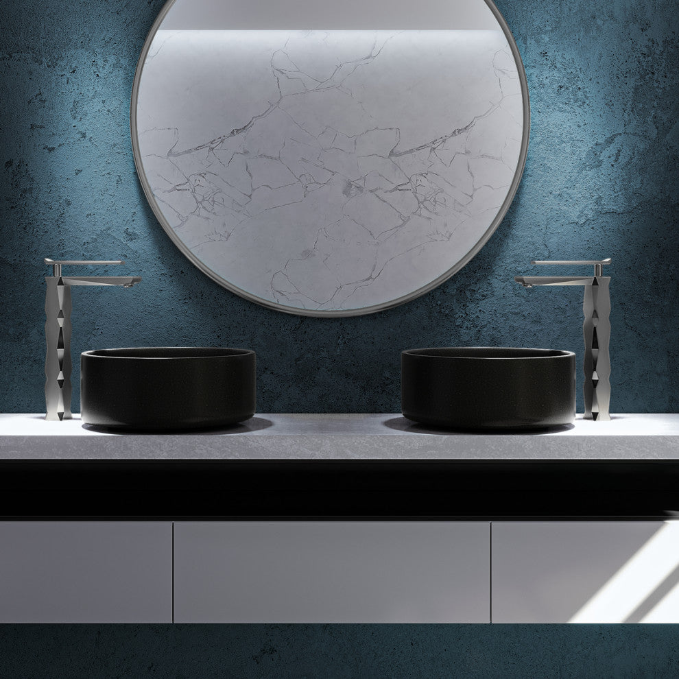 Ikon Luxury Vessel Sink Faucet, Polished Chrome