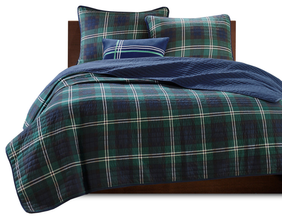 Mi Zone Microfiber Printed Quilt Set, Full/Queen