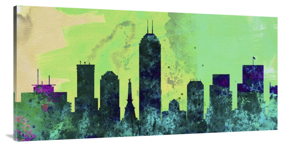 "Indianapolis City Skyline" Fine Art Print