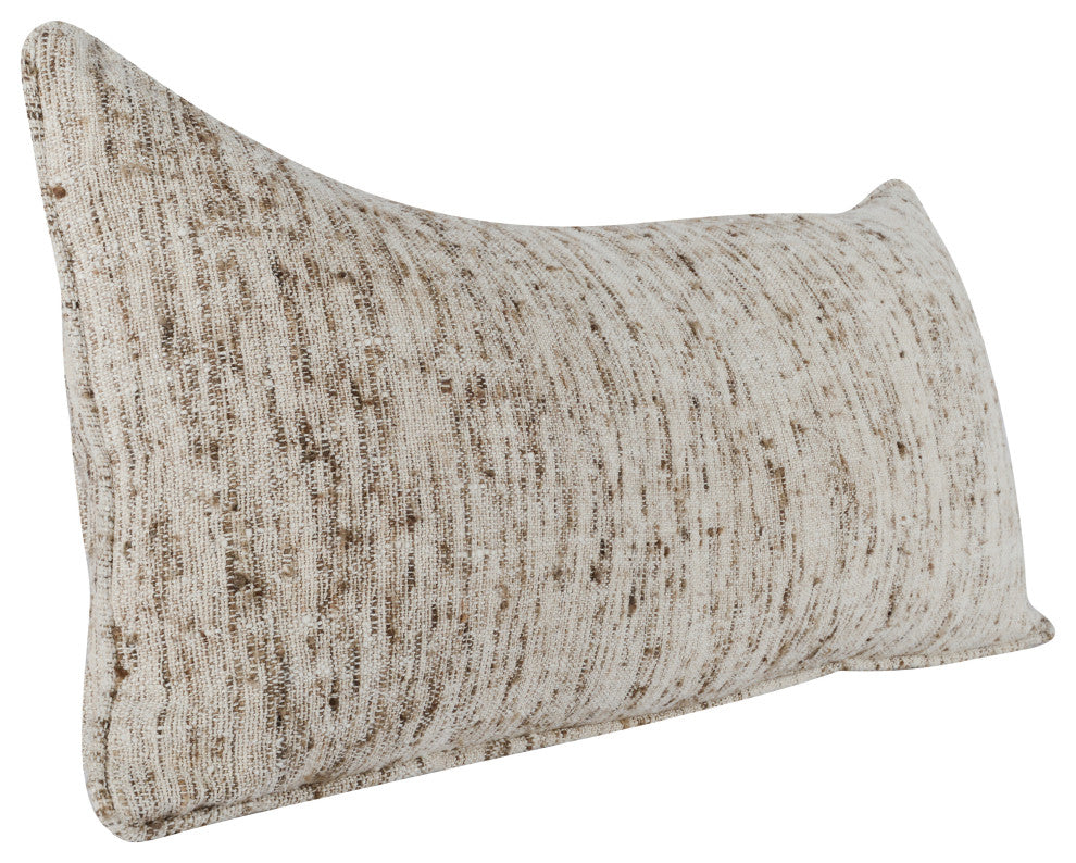 Tavi 22" Square Throw Pillow, Distressed Natural, 16" X 36"