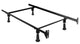 Heavy Duty High Rise Metal Bed Frame with Headboard Brackets, Twin Size