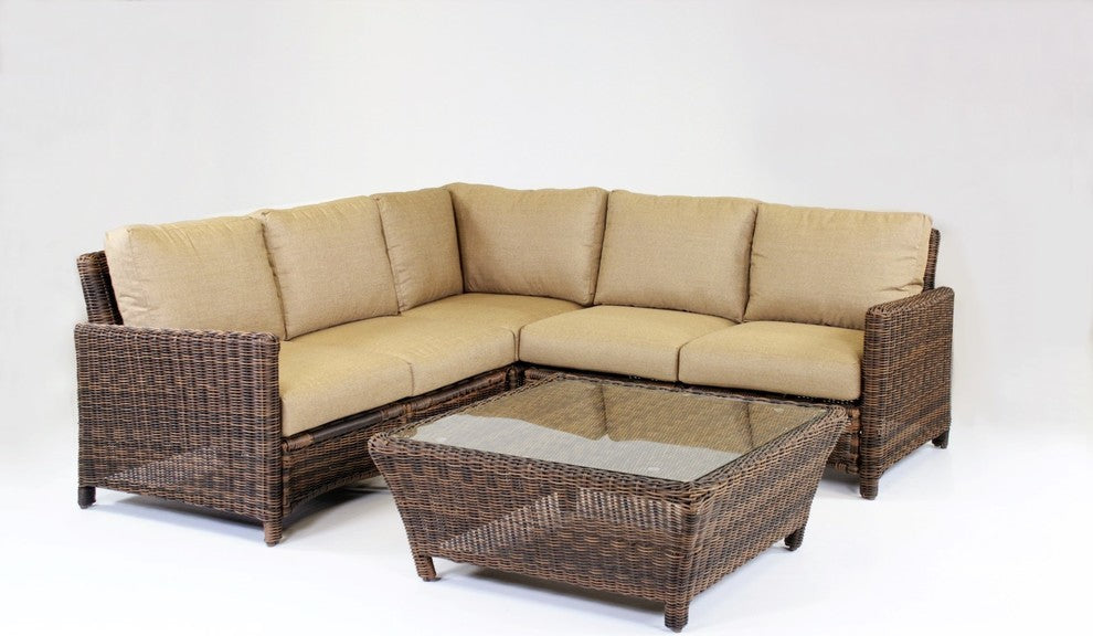 Del Ray Sectional, Cayenne